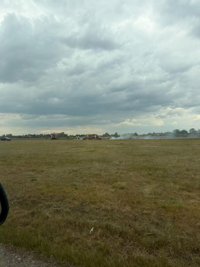 Wypadek wiatrakowca w Baranowie (14.05.2026)