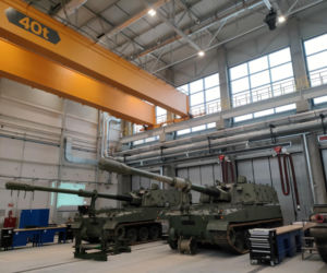 Otwarcie hali remontowej w 18. Łomżyńskim Pułku Logistycznym