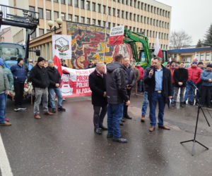 Rolnicy z regionu Siedleckiego protestowali w Siedlcach