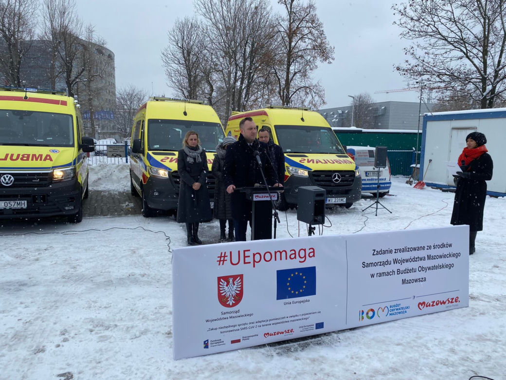 Warszawa: Mazowsze z nowymi karetkami