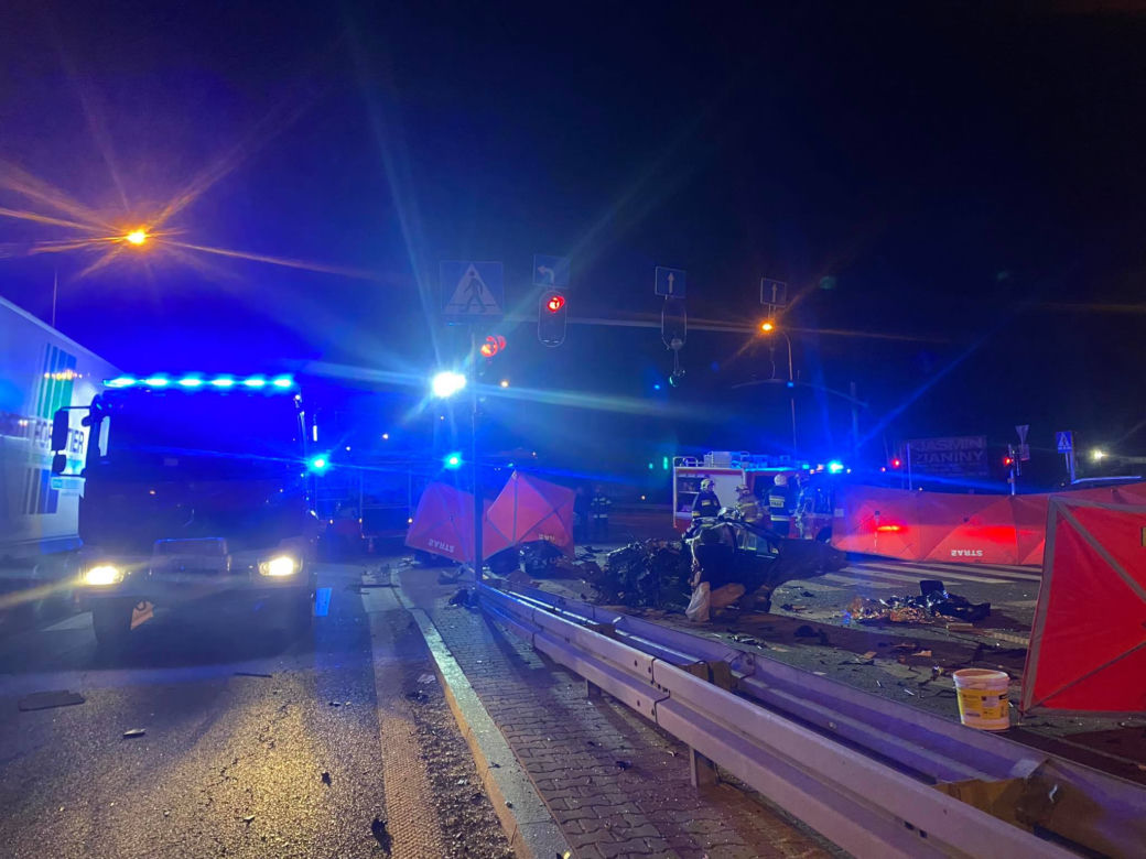 Śmiertelny wypadek w Rzgowie. Trzy osoby nie żyją