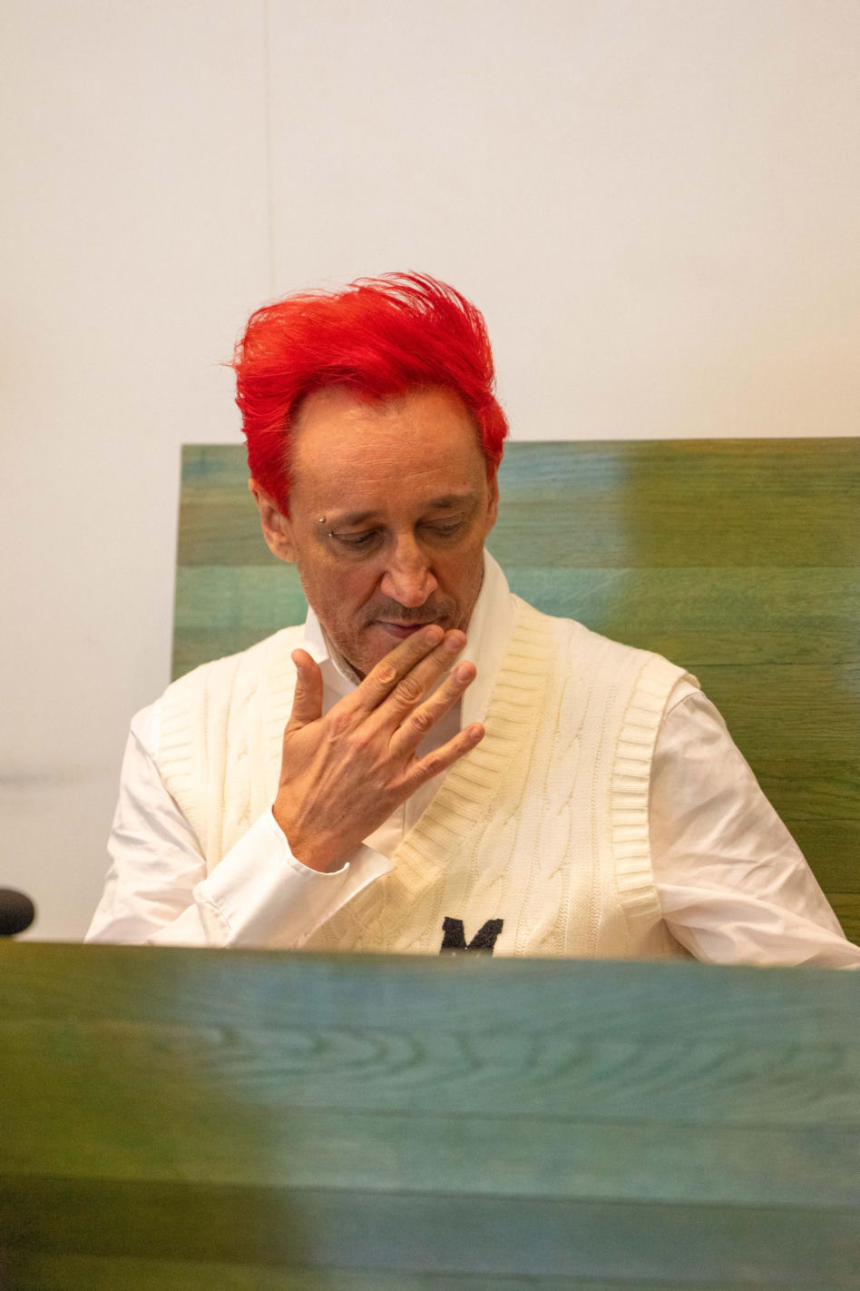 Michał Wiśniewski w sądzie. Nie miał czasu, żeby się przebrać