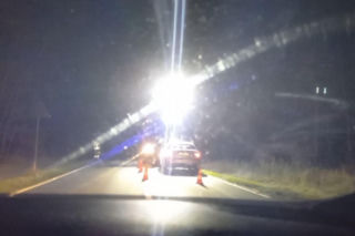 Uwaga na dzikie zwierzęta! Kolizja przed Dąbczem koło Leszna 