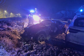 wypadek Chromna 14.01.2026