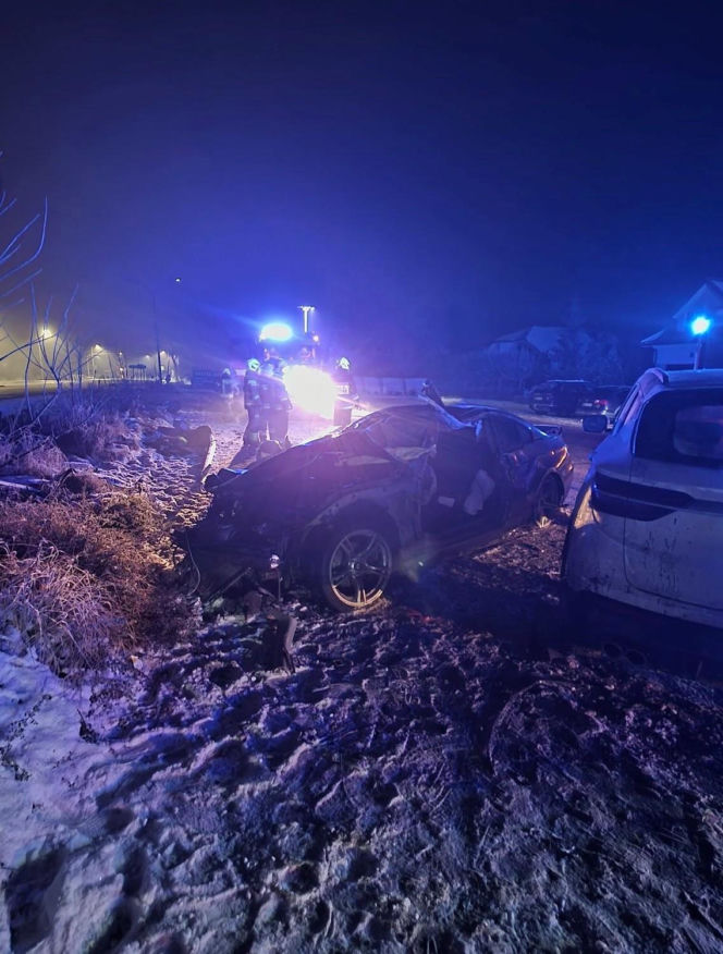 wypadek Chromna 14.01.2026