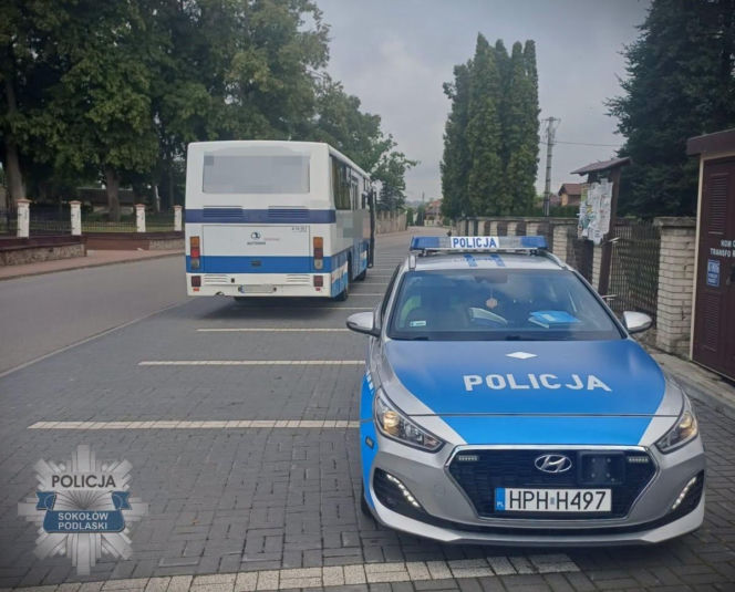 W Sokołowie Podlaskim policjanci zatrzymali kierowcę autobusu, który miał ponad promil alkoholu w organizmie!