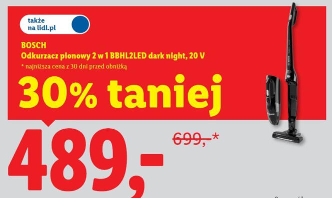 promocja na odkurzacz Bosch w Lidlu