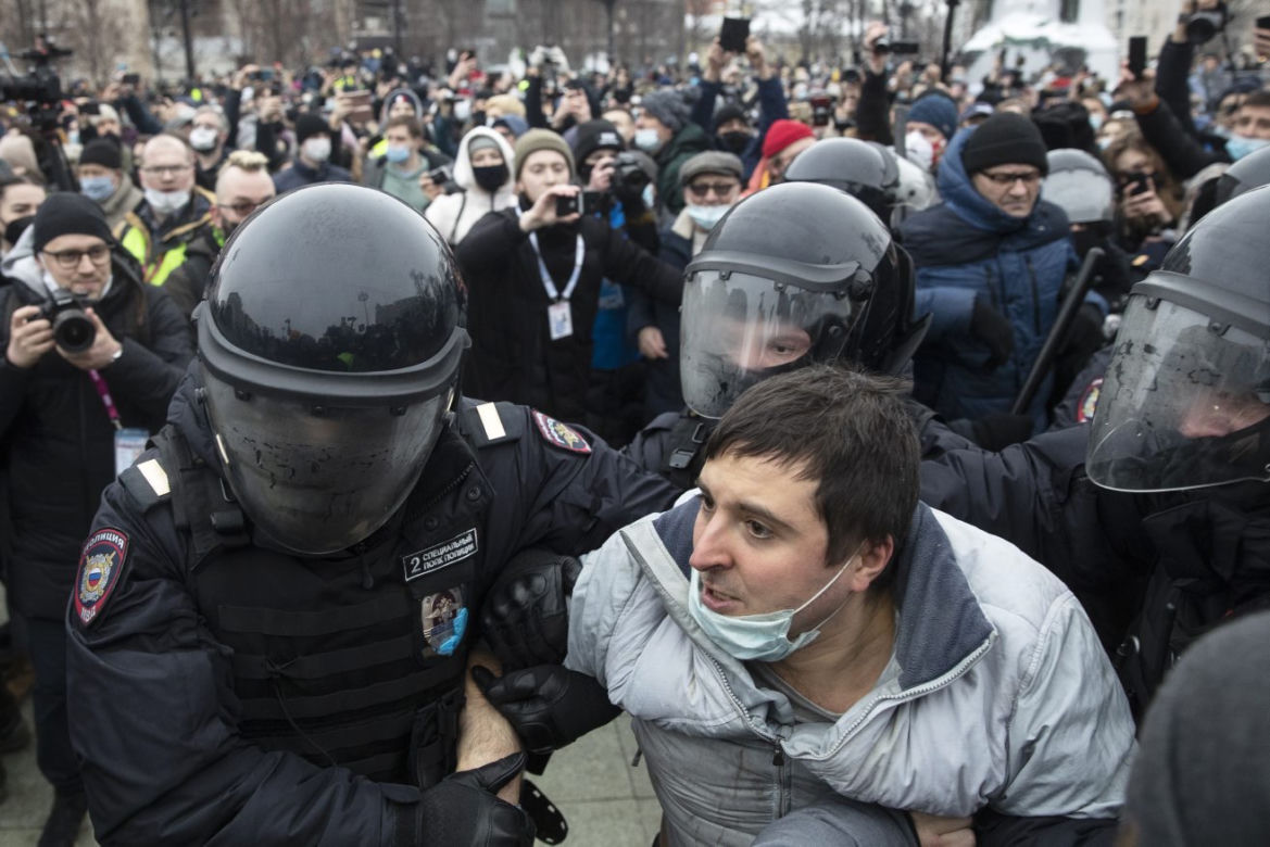 Protesty w Rosji po aresztowaniu Aleksieja Nawalnego