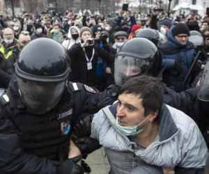 Protesty w Rosji po aresztowaniu Aleksieja Nawalnego