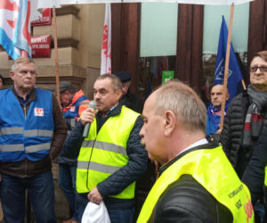 Wielki protest hutników w Krakowie