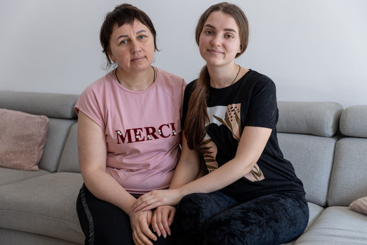 Piękna Wiktoria uciekała z mamą z bombardowanego Kijowa