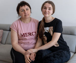 Piękna Wiktoria uciekała z mamą z bombardowanego Kijowa 