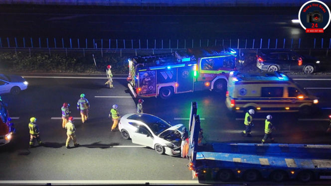 Wypadek na trasie S2.