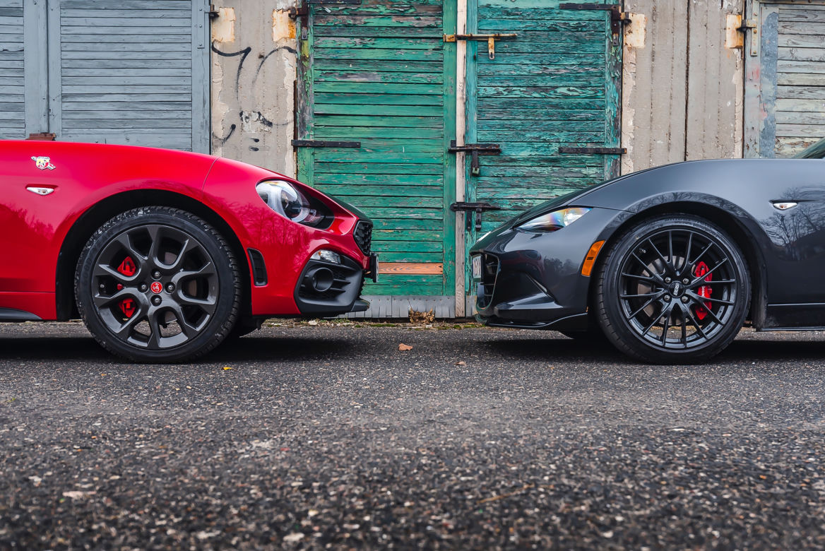 Abarth 124 Spider 1.4 Multiair 170 KM vs. Mazda MX-5 2.0 184 KM