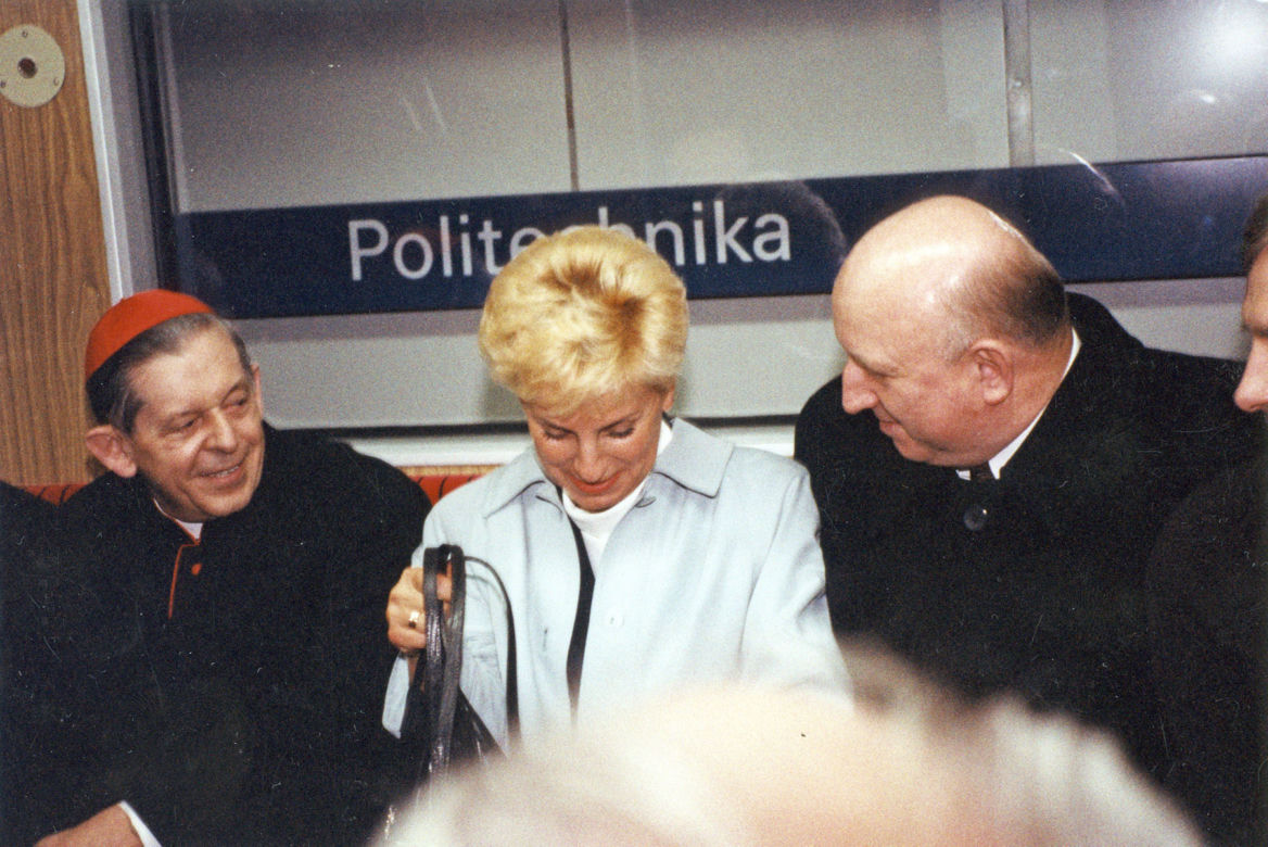 Tak otwierali metro w Warszawie w 1995 roku