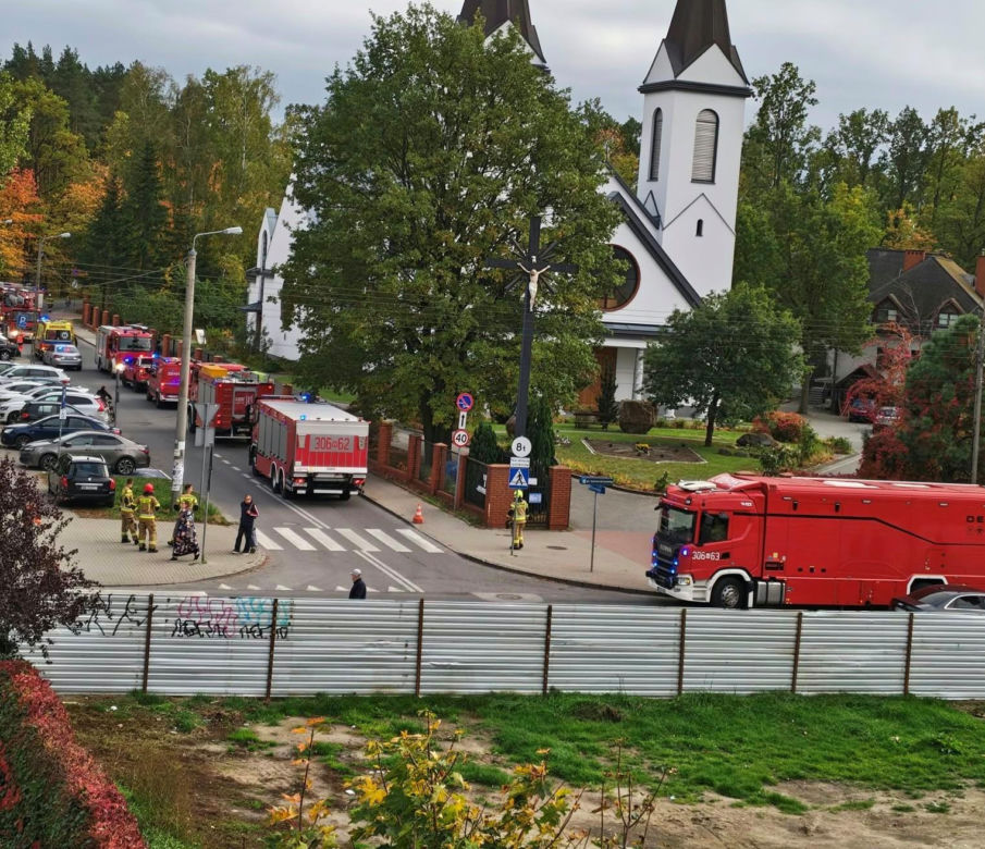 Ewakuacja ZSP 2 w Mińsku Mazowieckim!