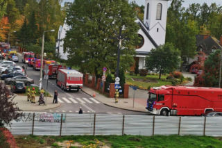 Ewakuacja ZSP 2 w Mińsku Mazowieckim!