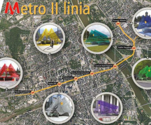 II linia warszawskiego metra. Generalnym wykonawcą jest konsorcjum firm AGP Metro Polska.