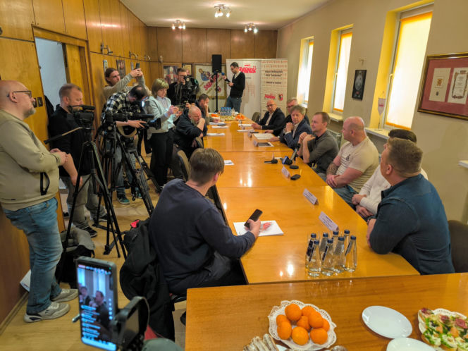 Konferencja prasowa w sprawie Agro Rydzyna