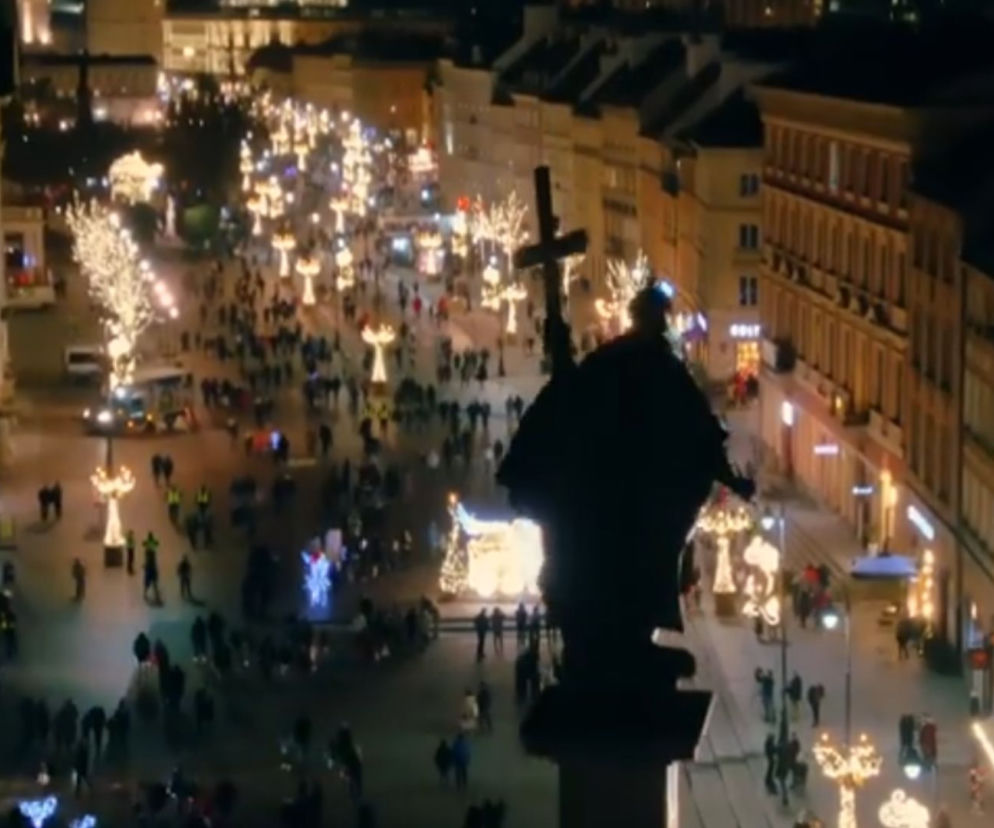 Magiczna Warszawa 2020: tak czekamy na święta. Ten film robi wrażenie!
