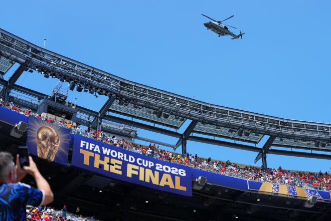 Donald Trump na stadionie podczas finału Mistrzostw Świata FIFA 2026