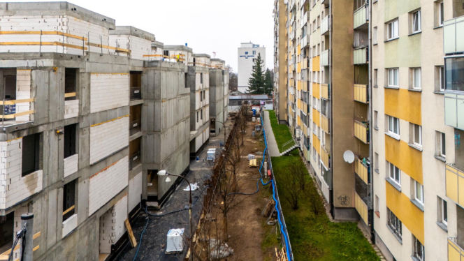 Wola Księcia Janusza w Warszawie w budowie