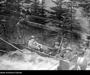 Budowa kolejki na Kasprowy Wierch, rok 1935