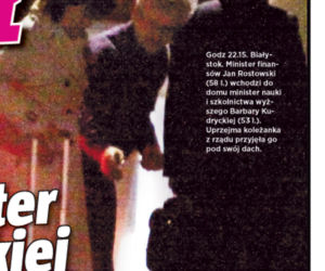 Rostowski spędził noc u Kudryckiej!