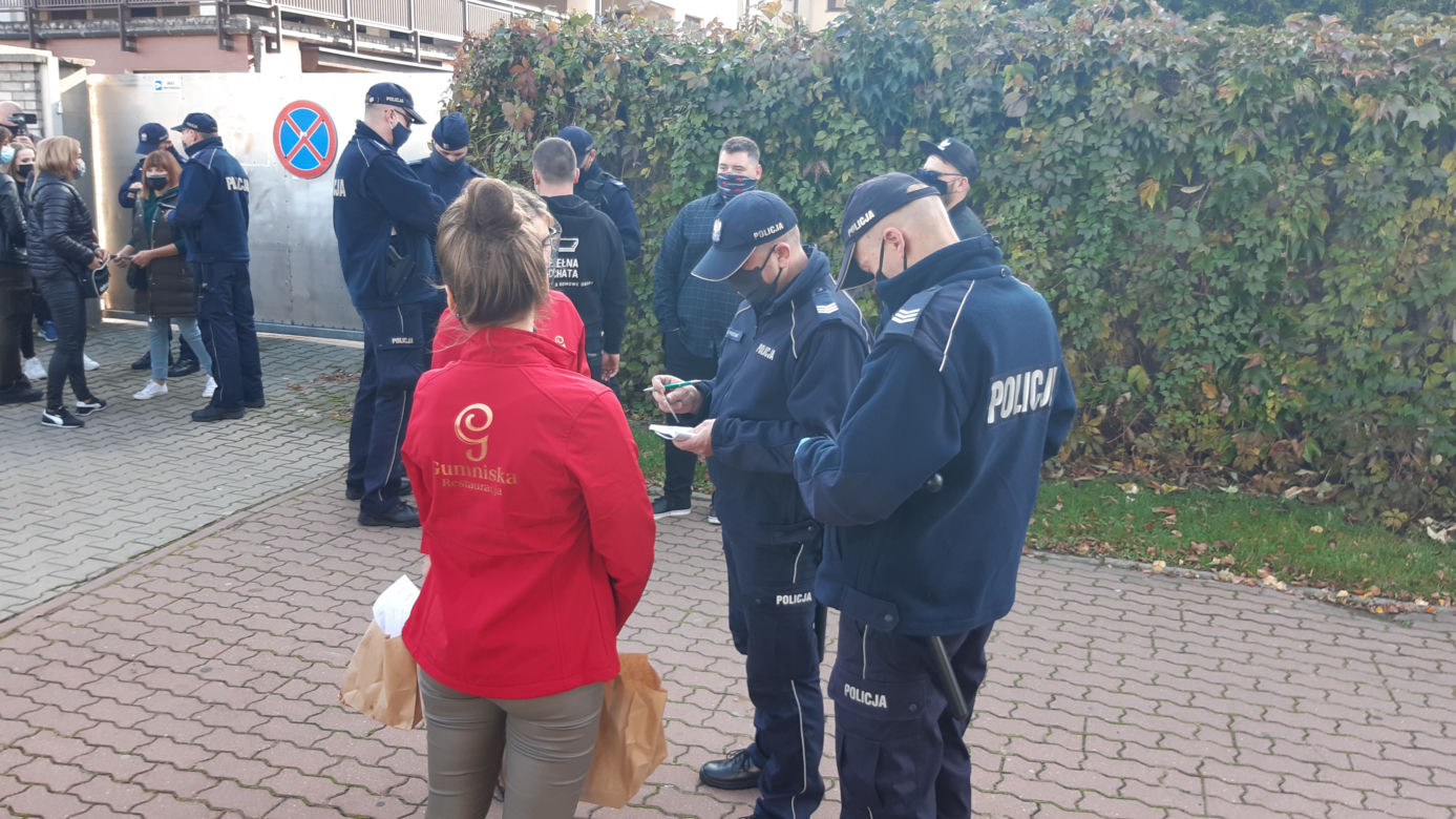 Blokada drogi w Tarnowie - protest