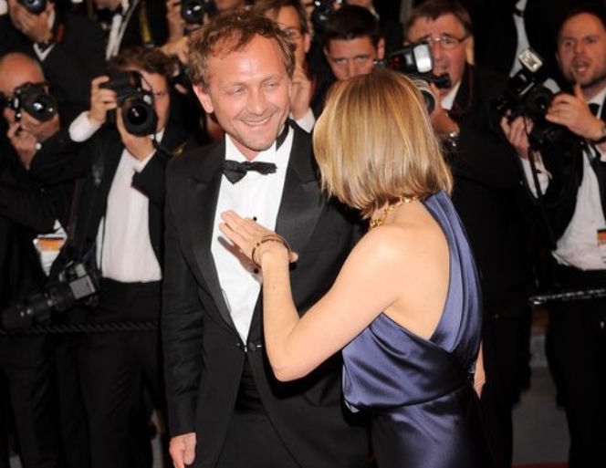Andrzej Chyra i Jodie Foster w Cannes
