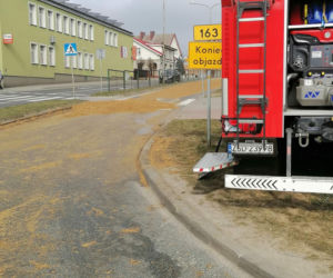 Młóto wysypało się na główną ulicę w Połczynie-Zdroju