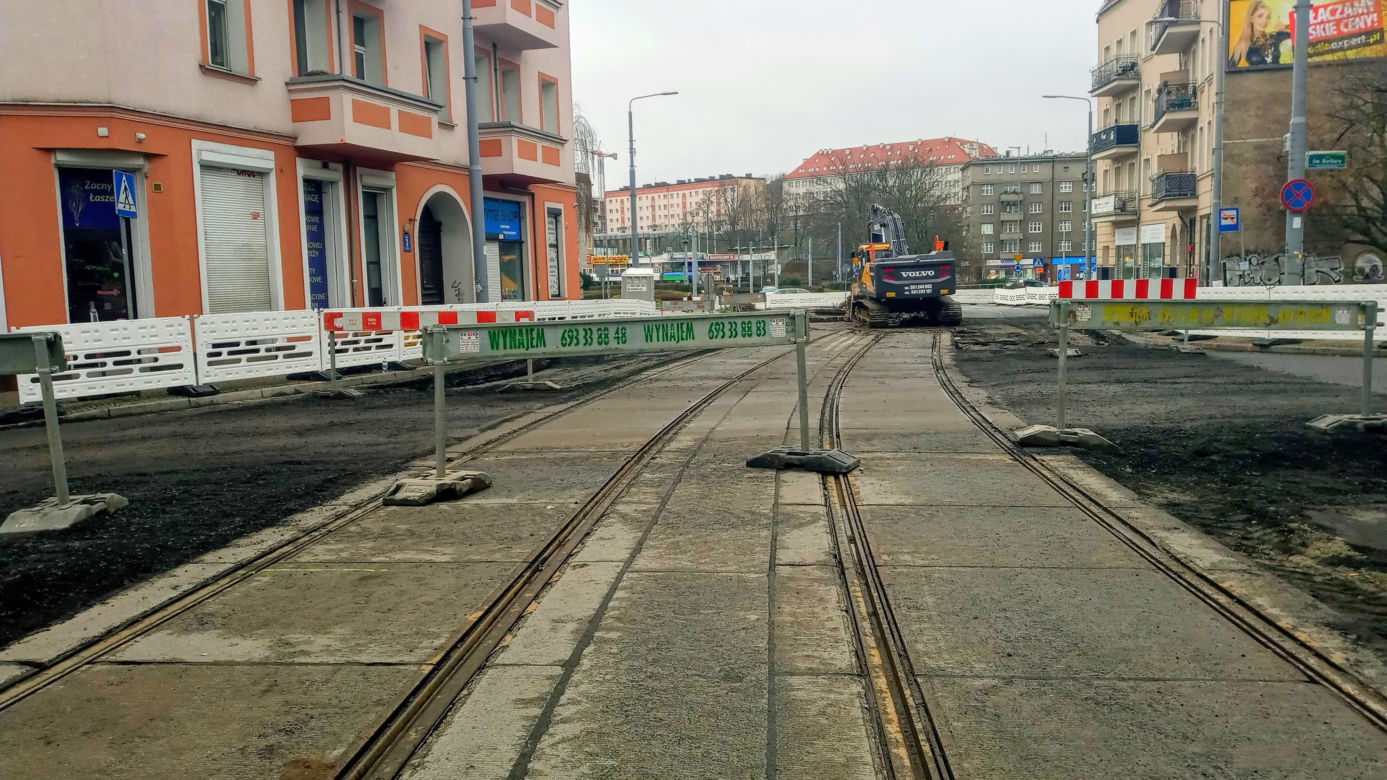 Ruszyła przebudowa torowisk na Niebuszewie