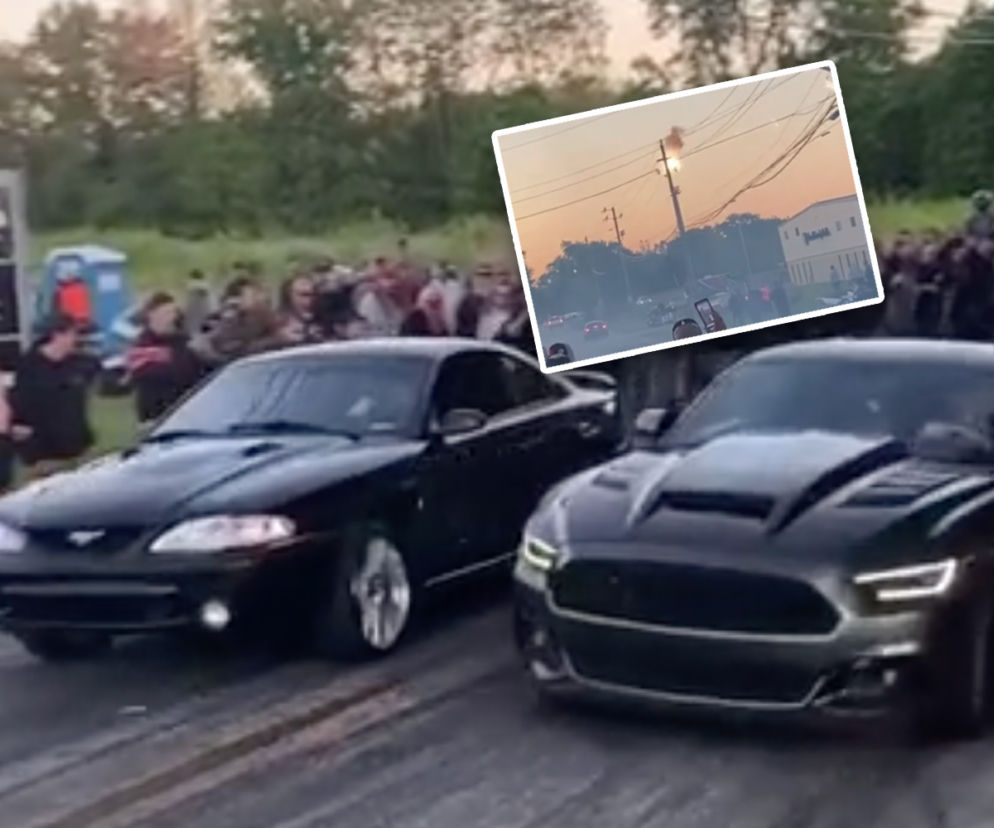 Wyścig Mustangów skończył się dzwonem