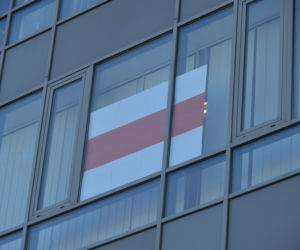 Flaga Białorusi na Ursynowie