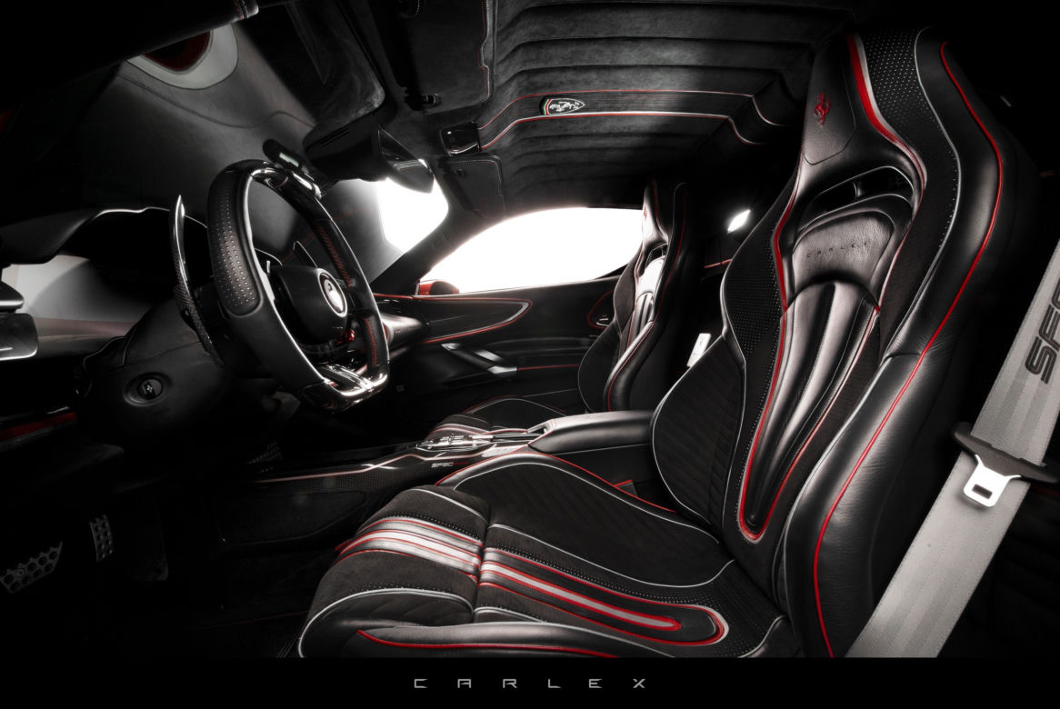 Ferrari SF90 z wnętrzem Carlex Design