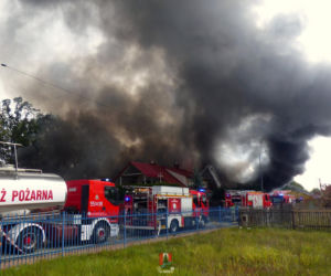 Pożar w Nisku