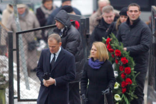 Premier Tusk pożegnał ojczyma. Pogrzeb Wacława Ochelskiego w Gdańsku -ZDJĘCIA