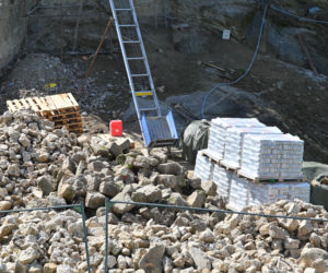 Odbudowa zamku w Dobczycach