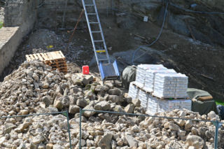 Odbudowa zamku w Dobczycach