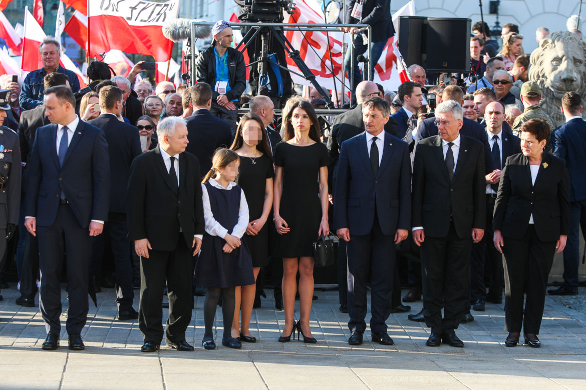 Marta Kaczyńska ze stryjem Jarosławem Kaczyńskim