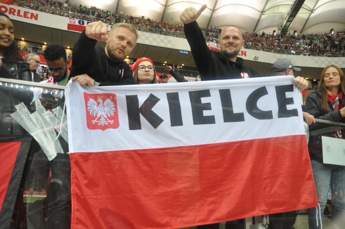 Kibice na meczu Polska - Portugalia na PGE Narodowym