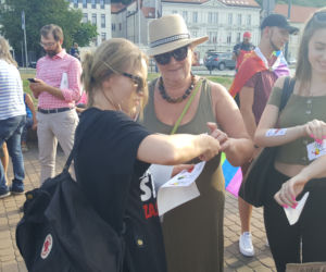 Bydgoszcz solidarna z Białymstokiem. - Każdy ma prawo do miłości i szacunku! [ZDJĘCIA] 