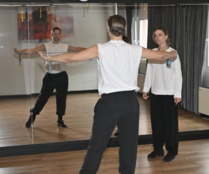 Sebastian Fabijański na probach do Tańca z Gwiazdami