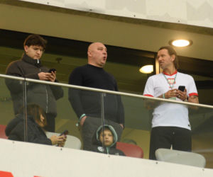 Znane osoby na meczu Polska - Albania w barażach o awans na Mistrzostwa Świata. Zobacz zdjęcia