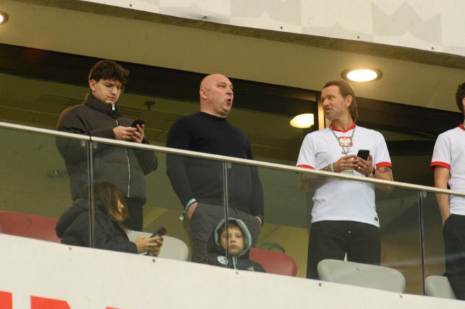 Znane osoby na meczu Polska - Albania w barażach o awans na Mistrzostwa Świata. Zobacz zdjęcia