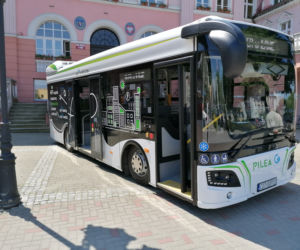 Test autobusu elektrycznego PILEA w Iławie