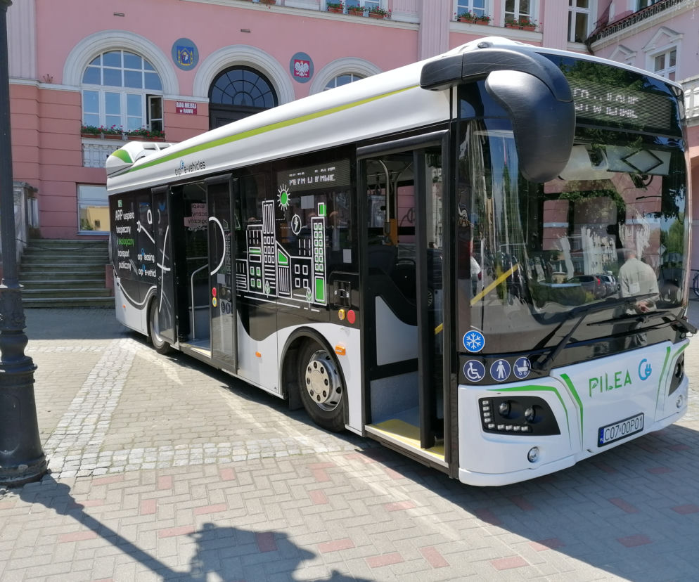Test autobusu elektrycznego PILEA w Iławie