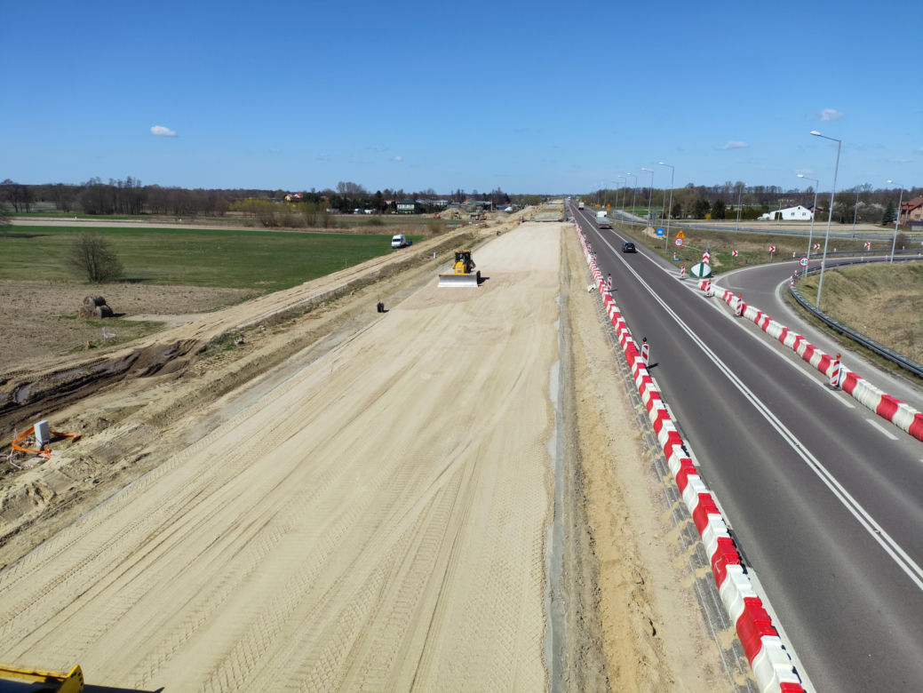 Tak powstaje obwodnica Kocka i Woli Skromowskiej na S19. Byliśmy na budowie