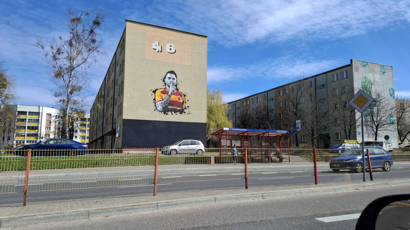 Jesus Imaz ma mural w Białymstoku