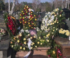Grób tragicznie zmarłego strażnika miejskiego